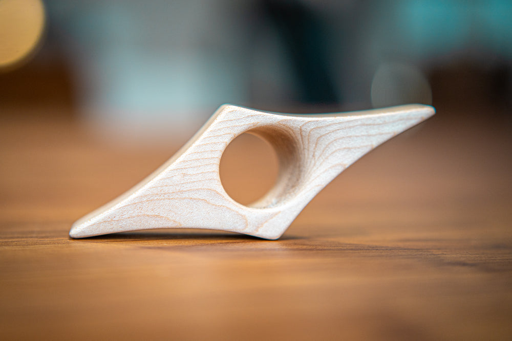 Book Lover's Thumb Thingy, handmade maple, wood, comfortably hold your book in either hand